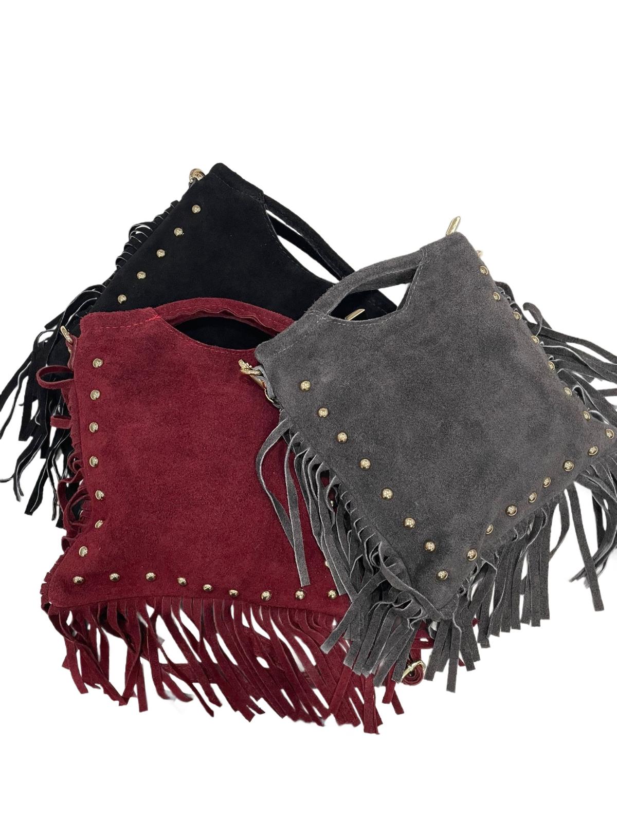 BOLSO FLECOS Y TACHUELAS